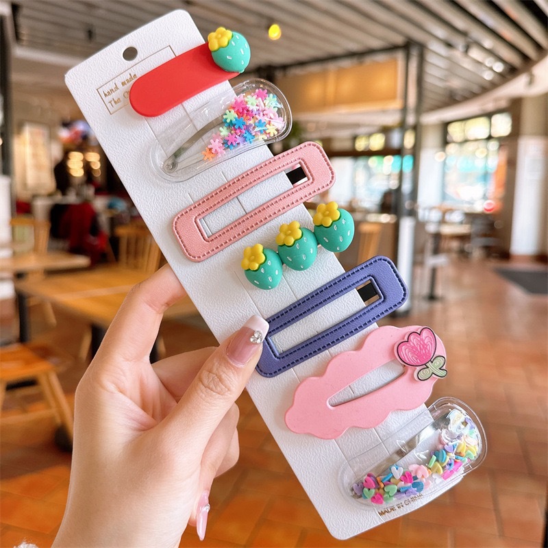 Perder dinero, limpiar el inventario, horquilla para niños al por mayor, horquilla para niñas, pinza lateral de flequillo para niñas, horquilla rota, accesorios para el cabello lindos