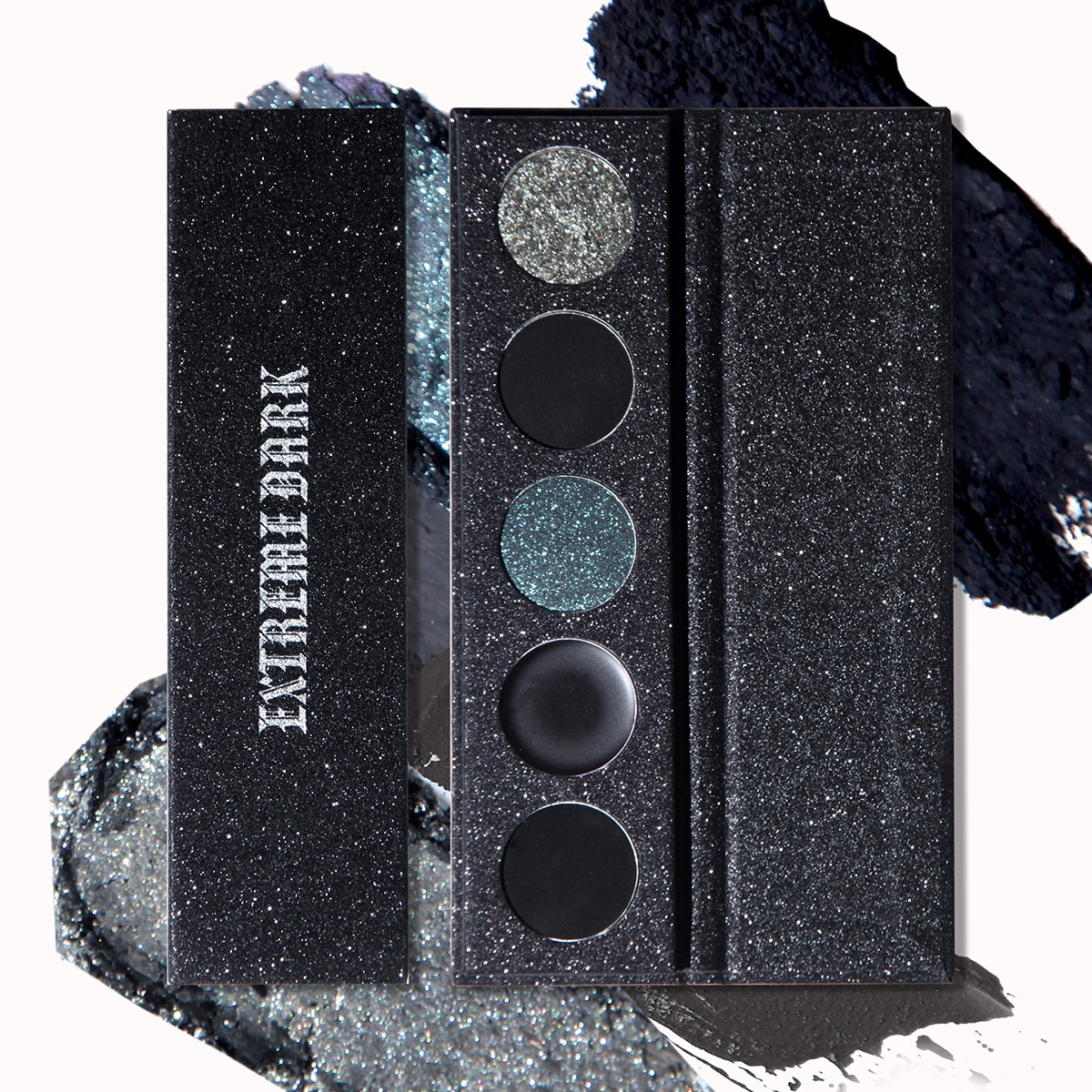 Cross-border eyeshadow palette 5-color extremely dark eyeshadow palette that won't smudge for a long time. Cross-border bestseller color series undefined