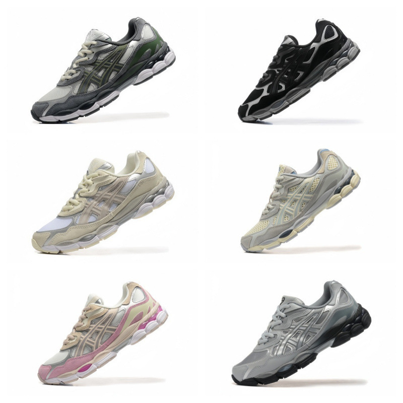Gel-Nyc Neutral Retro Cushioning Men's and Women's Retro Low-Top Sports Running Shoes Mesh Versatile Casual Shoes