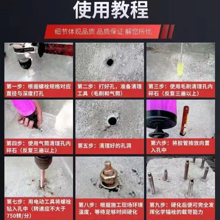 8.8级高强度化学锚栓国标加长型耐腐蚀混凝土钢结构专用膨胀螺栓|undefined