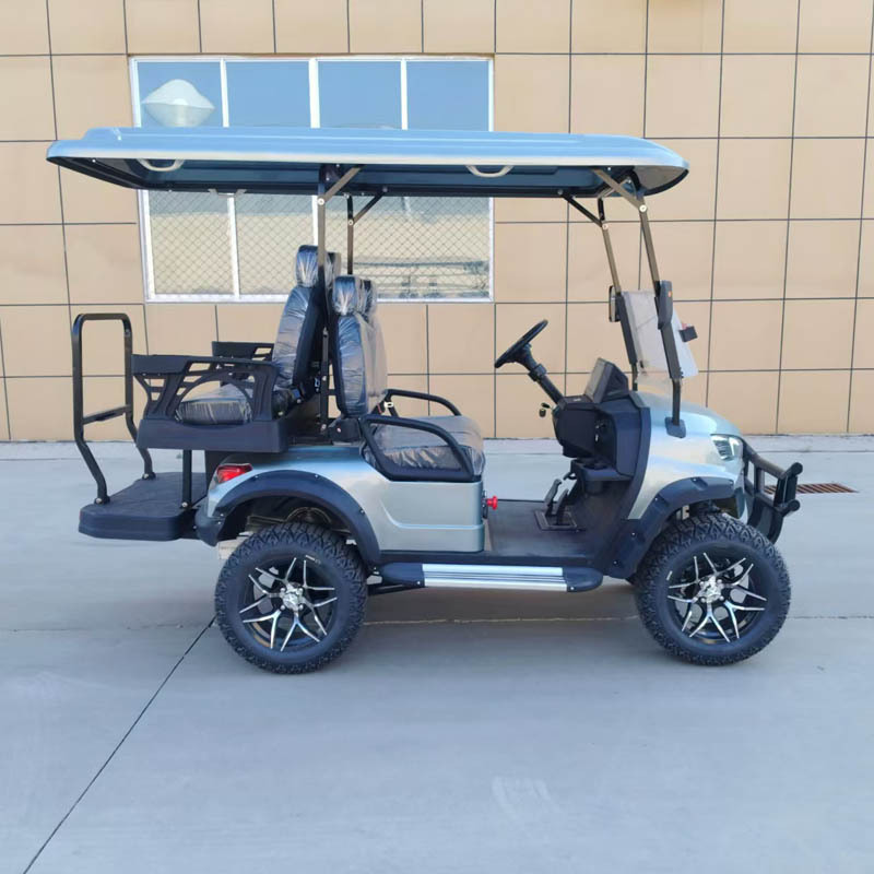 Dewu Junheng Electric Golf Cart 4-Seater 1+1 for Tourist Areas, Parks, Factories, Passenger Transport, Sightseeing, and Vacation Use