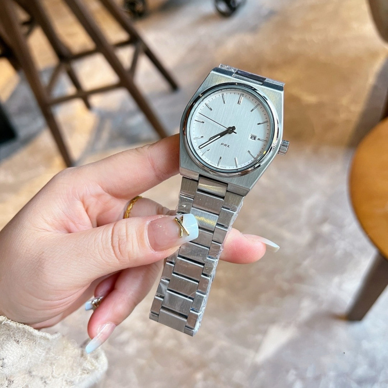 Tianjia Player Three-Hand Quartz Movement Steel Strap Super Calendar Prx Player Series Men's Watch Manufacturer Wholesale