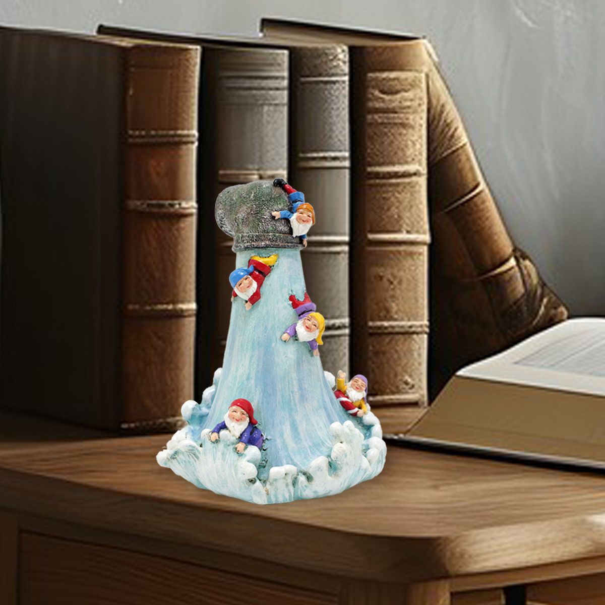  New Product Simulation Water Pipe Dwarf Water Ski Decoration Colorful Color Water Pipe Dwarf Sculpture Home Decoration Now