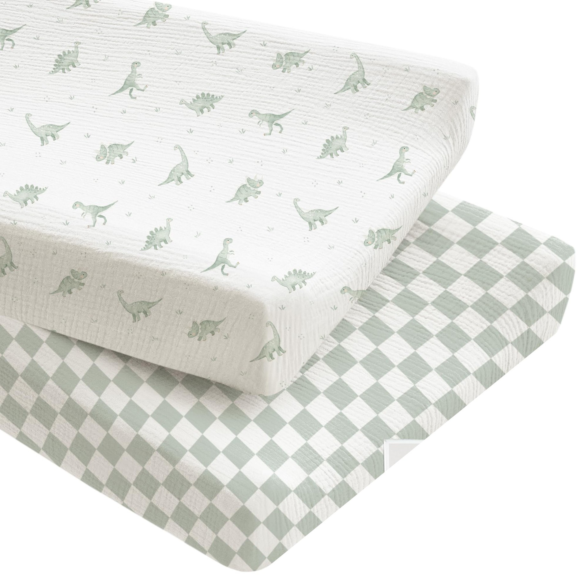 Baby Fitted Bed Sheets, Mother and Baby Supplies, Ins Bedspread, Pure Color Double Layer Soft Breathable Bed Sheets, Nursing Table, Newborn Diaper Changing