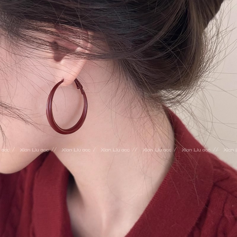 Medium wine red 4cm