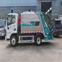 物业小区城市垃圾清运车型 可装200桶6吨垃圾东风D6压缩式垃圾车