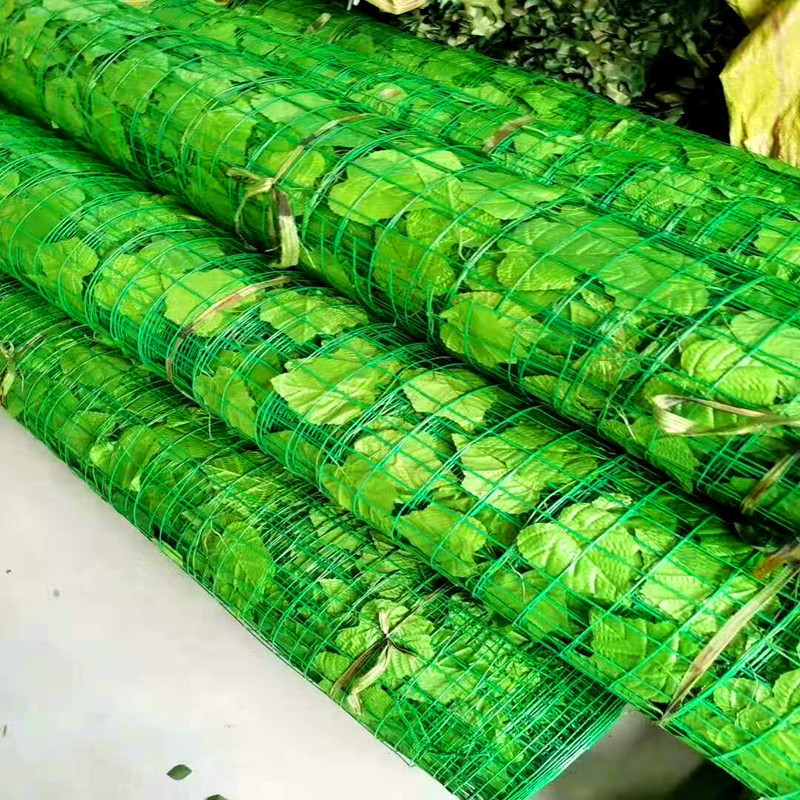 边坡防护树叶网 山体复绿网 仿真树叶网 山体覆盖绿叶网 绿叶网