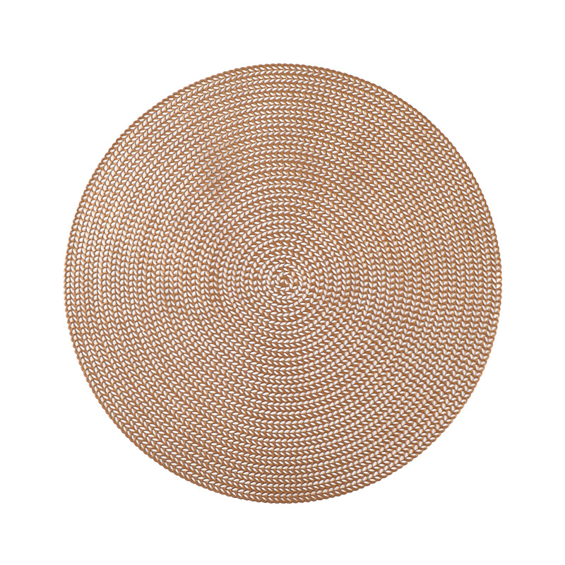 Almohadilla de pvc, anillo de espiga de trigo, tapete de estudiante antideslizante, decoración de mesa de estilo europeo, diseño creativo en forma de flor, tapete de mesa antideslizante