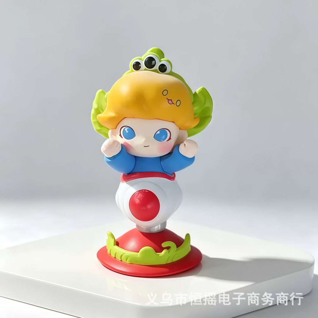 Popular decorative item: Cute Dimoo doll, a Pixar-themed dashboard accessory and phone charm for cars