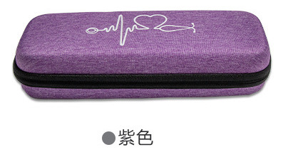 Bolsa de almacenamiento de estetoscopio de partición portátil, médico multifuncional, caja de estetoscopio de corazón fetal para mujeres embarazadas, bolsa de almacenamiento EVA