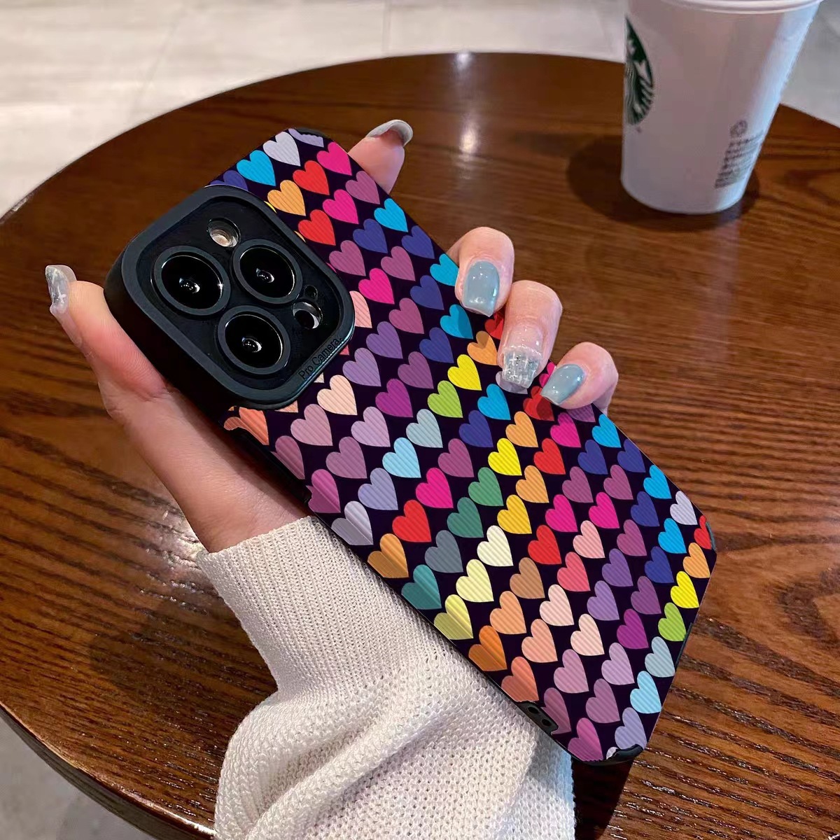 Cute Heart Phone Case For Samsung A71 A53 A32 Protective Cover_voghion.com