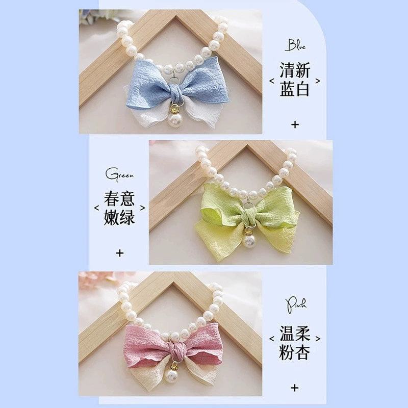 Кошачий ошейник украшения Домашние животные милые шея куклы кошка котенок Регулируемое летнее кошачье ожерелье