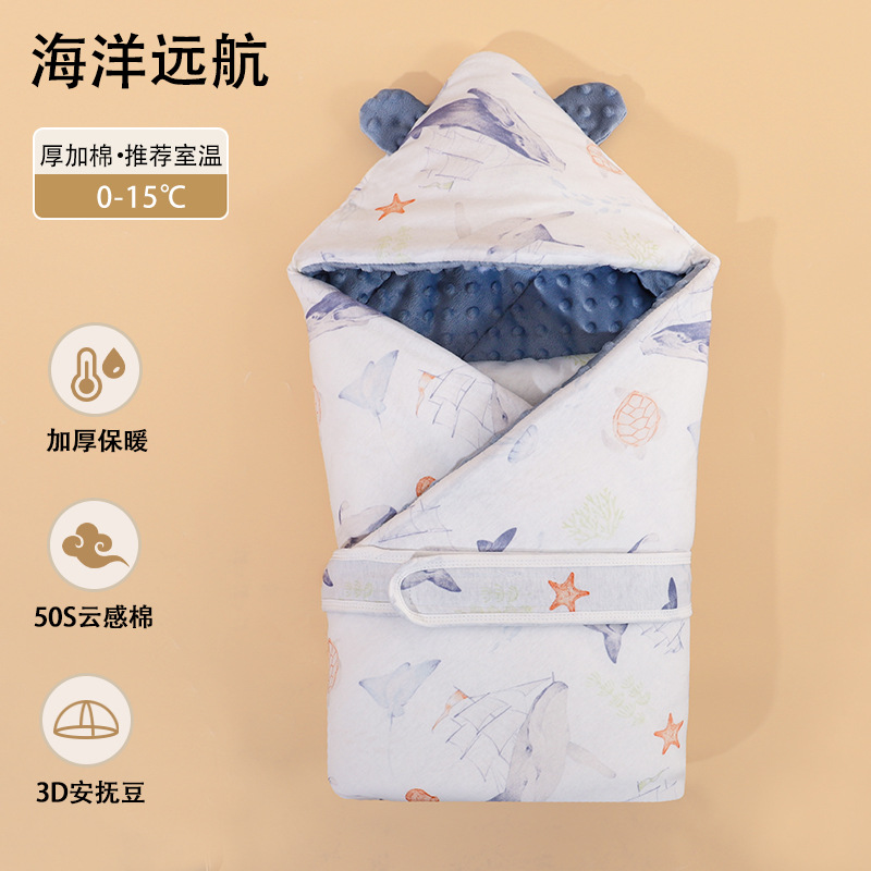 콩벨벳 이불(두꺼운 면과 면 약 700g) Ocean Longhang