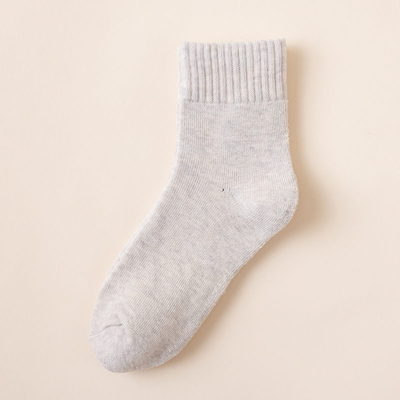 Calcetines de la mitad de la pantorrilla de las mujeres calcetines de invierno forrados de lana engrosada calcetines de Terry calcetines de piso cálido calcetines de toalla de mujer descuento del mercado al por mayor