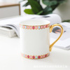 Advanced coffee ceramics for beloved, afternoon tea, hand painting, high-quality style, Birthday gift