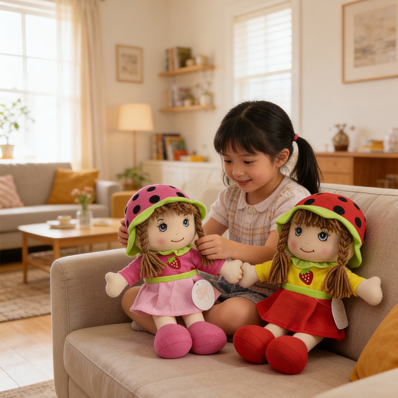 14 pulgadas muñecas tranquilizadoras lindas muñecas de peluche muñecas acompañantes de aprendizaje regalo de cumpleaños para niños muñecas image 1