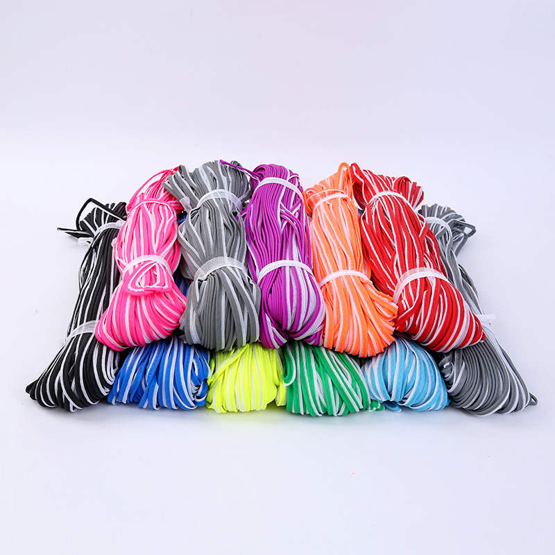 警示反光包边条亮银灰内嵌反光条高亮箱包背心织带用反光条批发