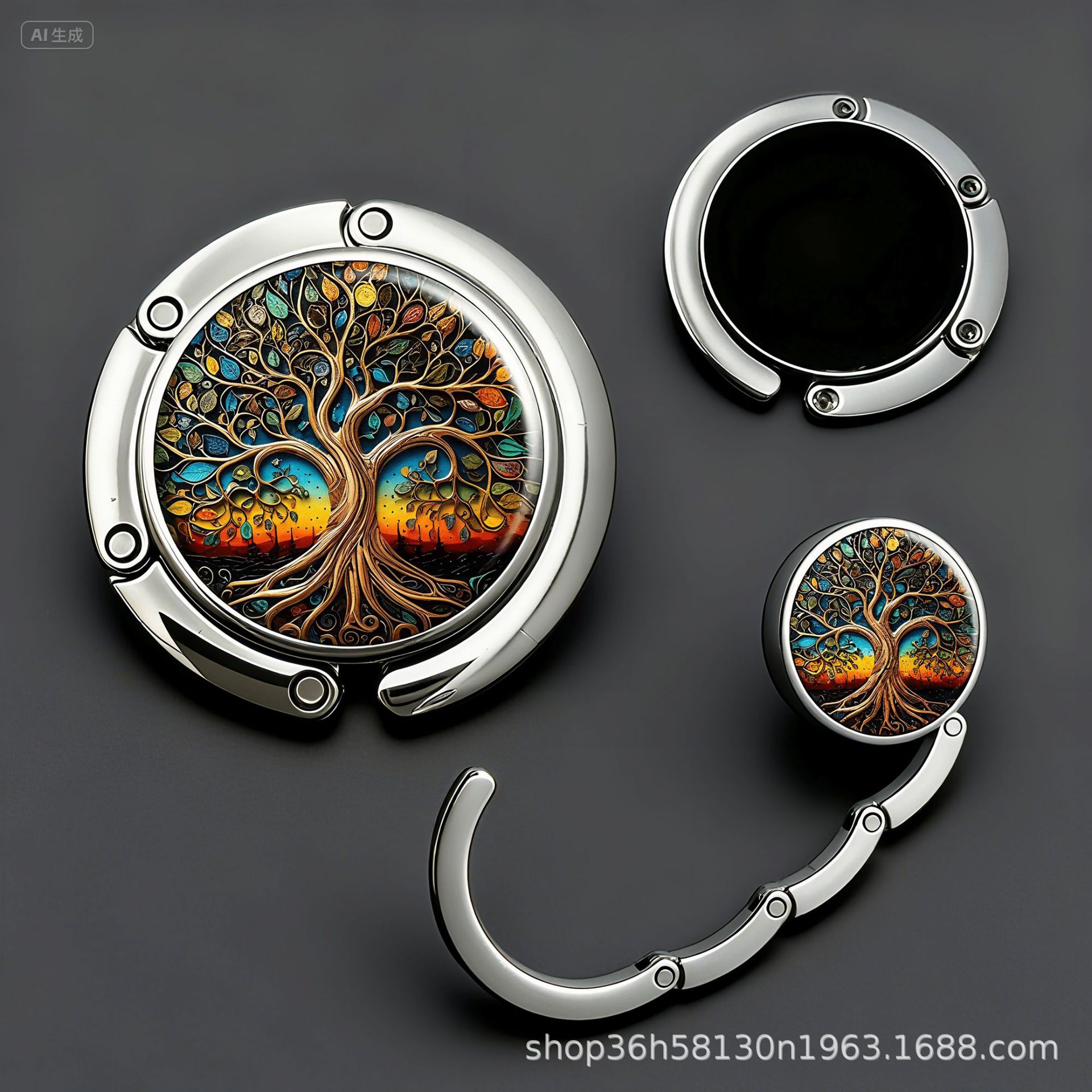 El árbol de la felicidad azul amarillo