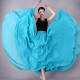 Acting 720-degree Swing Classical Dance Dress Chiffon Skirt Big Red Xinjiang Dance Skirt Square Dress