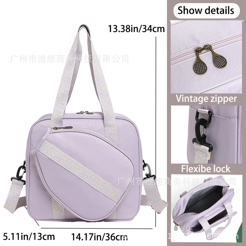 Bolsa de raqueta Peak 2025 nueva mujer alta cara de hombro de hombro portátil bolso de tenis de ping-pong de gran capacidad para hombres image 1