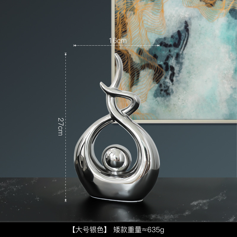 北欧轻奢风蒸蒸日上陶瓷摆件创意家居装饰品客厅电视柜酒柜玄关|undefined