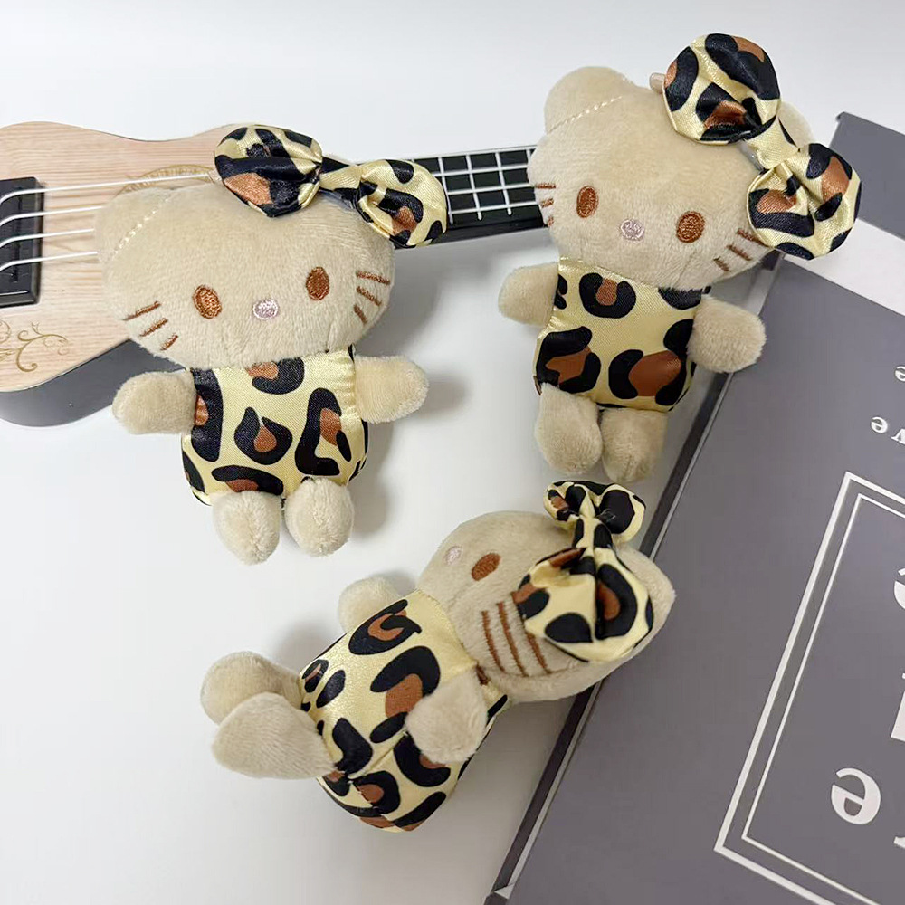 Cross-Border New Kt Cat Doll Claw Machine Plush Doll Cute Cartoon Kt Cat Plush Keychain Pendant