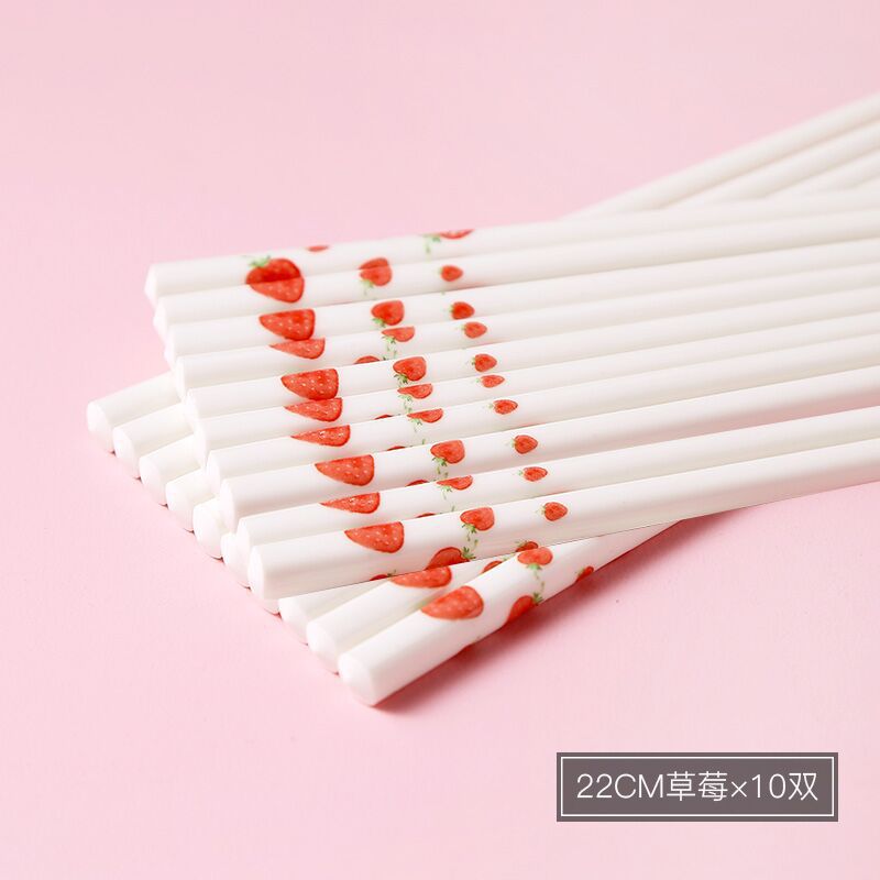 22cm 딸기 (10 쌍) 번들
