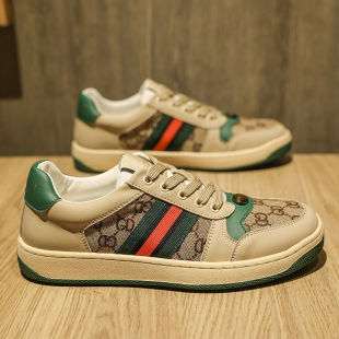 Retro Distressed Dirty Shoes for Men 2022 Spring and Summer Trendyy Versatile Casual Sneakers for Men Breathable and Deodorant Men's Shoes