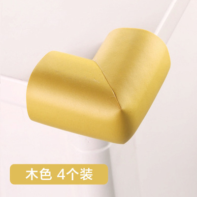 4 miếng góc chống va chạm màu gỗ