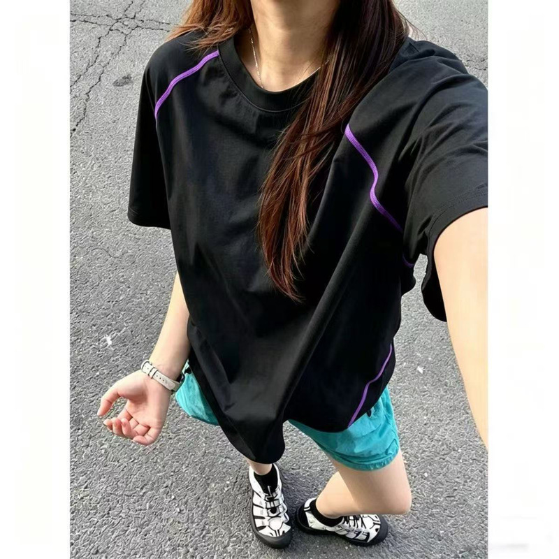 American-Style Ice Silk Quick-Dry T-Shirt for Couples, Summer Thin Mountain-Style Sun-Protection Cycling Wear, Outdoor Cooling Tennis Sports Short-Sleeve American-Style Ice Silk Quick-Dry T-Shirt for Couples, Summer Thin Mountain-Style Sun-Protection Cycling Wear, Outdoor Cooling Tennis Sports Short-Sleeve