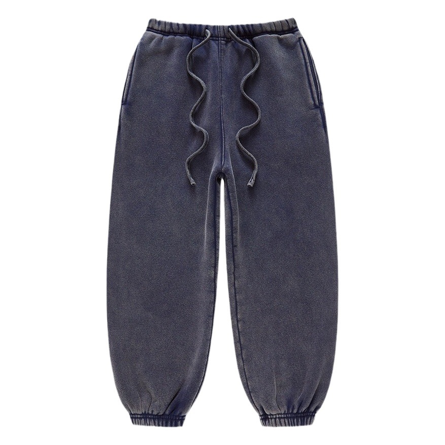 Ropa Infantil WD Otoño/Invierno 2025 Pantalones Deportivos para Niños de Color Sólido con Forro Polar Grueso Pantalones Casuales para Niños image 1