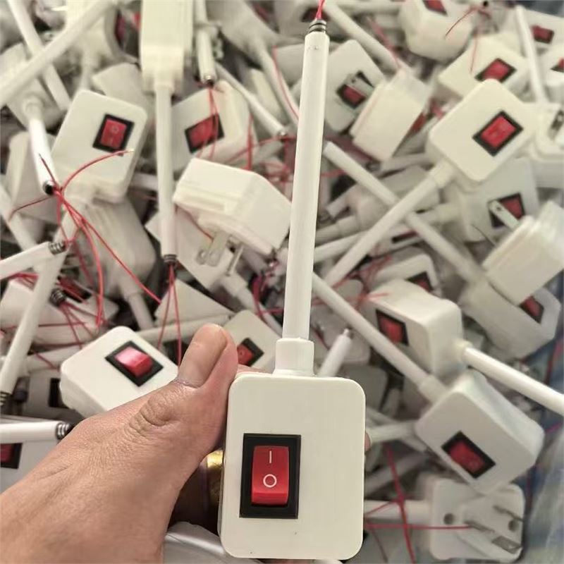 Screw Hose Mini Fan Accessories Universal Lamp Holder Base Semi-Finished Product with Switch Plug Integrated Fan Accessories