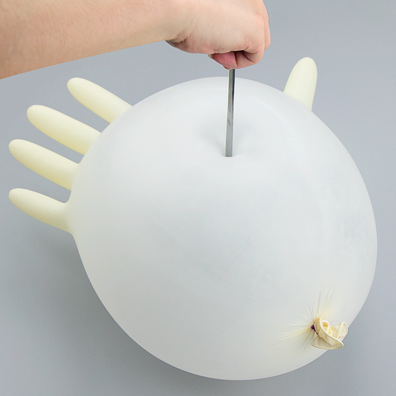 Guantes de látex de goma desechables al por mayor de fábrica guantes desechables de calidad alimentaria gruesos sin polvo guantes de látex