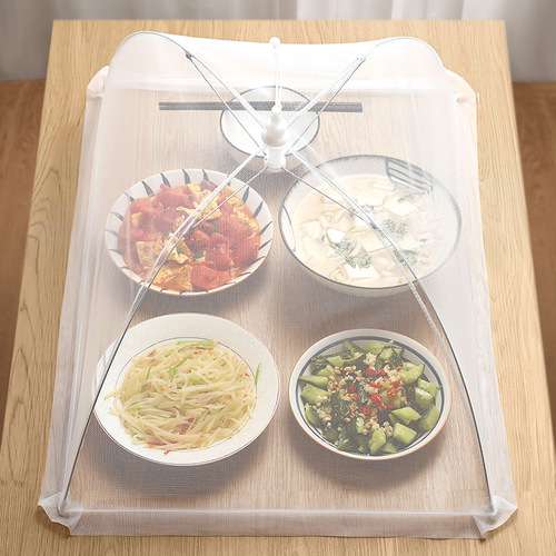 Dinner table cover, household folding table cover, new dust-proof and fly-proof meal cover, leftover food network large cover