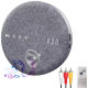 Portable DVD/CD player supports Bluetooth and U disk playback for learning and entertainment. Cross-border CD player