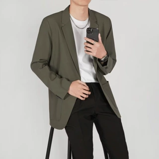 休闲西服男青年韩版潮流痞帅气小西装上衣港风潮牌轻商务单西外套