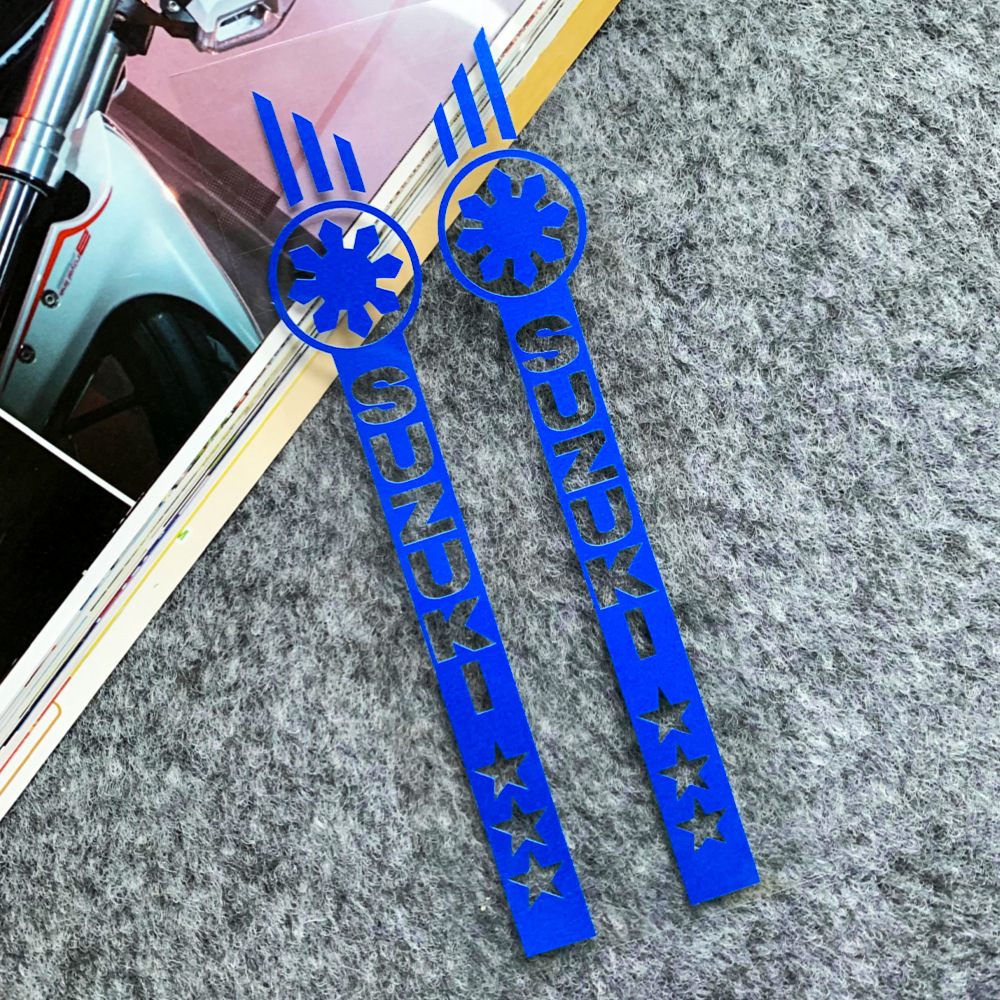 C 스타일 충격 흡수 파란색 반사 쌍 15.2*2.6CM