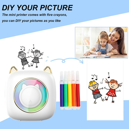 Cross-border portable mini student wrong question pocket C23 printer label photo sticker thermal printer