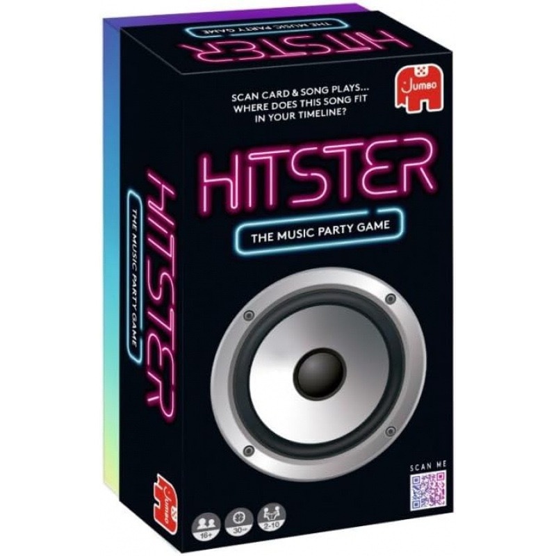 Jumbo Hitster Music Party Card Game: 308 Fun And Iconic Popular Music...