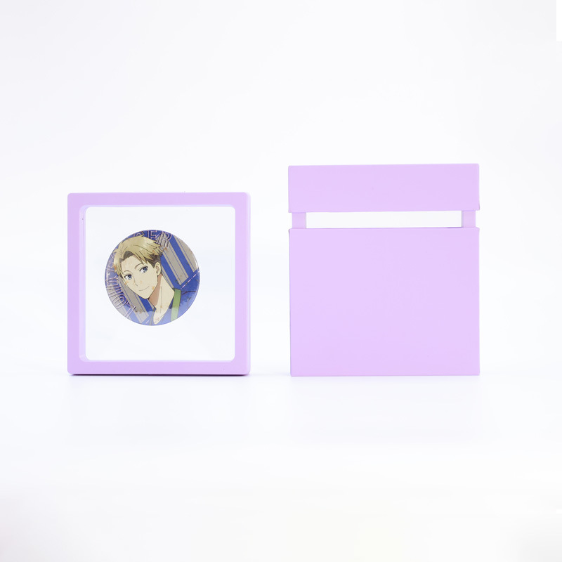 Caja de cajón de papel exterior multicolor extraída Caja de suspensión de almacenamiento Anillo de embalaje de red Caja de joyería de cristal antioxidante