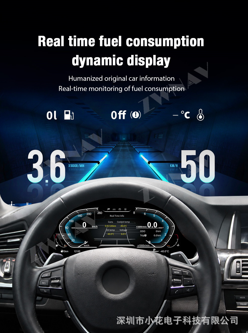 Suitable for 2009-2017 BMW 5 Series 5GT F07 F10 F11, upgrade to a full LCD instrument cluster