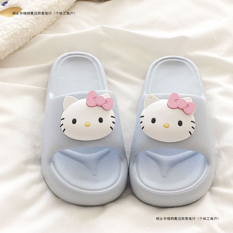 网红可爱KT猫eva拖鞋女款夏2025新款家居室内防滑外穿凉拖鞋包邮