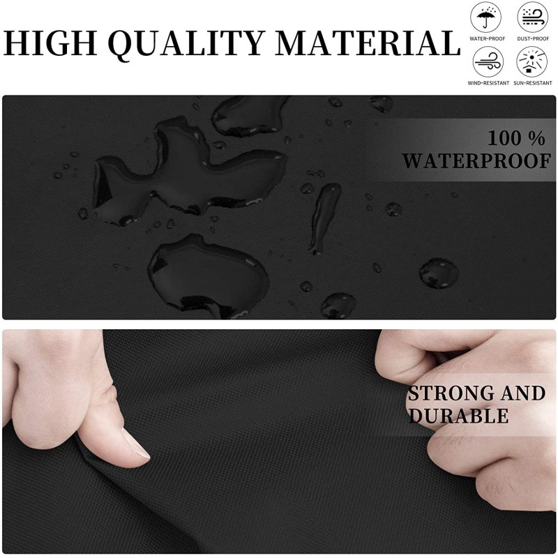 亚马逊简易户外v形切片沙发罩防水防晒重型花园家具沙发罩