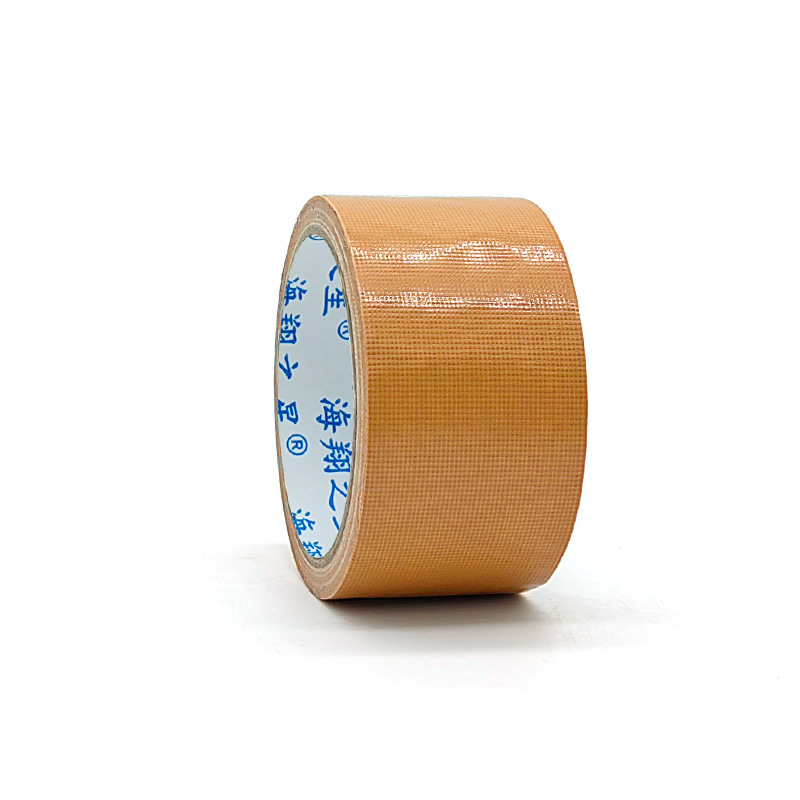 Cinta de tela a base de tela de alta viscosidad de color, cinta de tela fácil de rasgar y sin costuras, cinta de mantillo impermeable, cinta de tela de malla de decoración