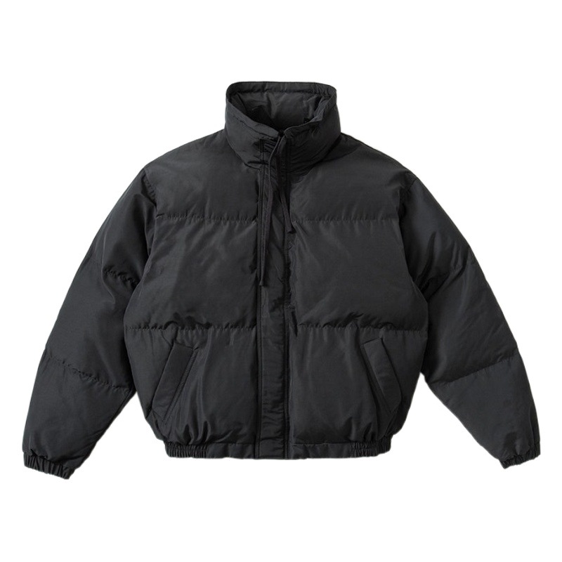 Productos originales de gama alta Essentials ropa de algodón acolchado cremallera collar de pie marca de moda Niebla High Street ropa de algodón acolchado Super gruesa Super caliente