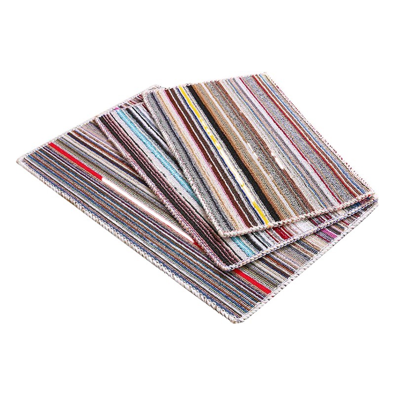 Tira de color alfombra de piso estera de puerta creativa cocina baño antideslizante puerta estera alfombra de baño al por mayor