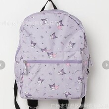日系新款斜挎可爱卡通书包背包购物袋超轻便携折叠休闲双肩背包