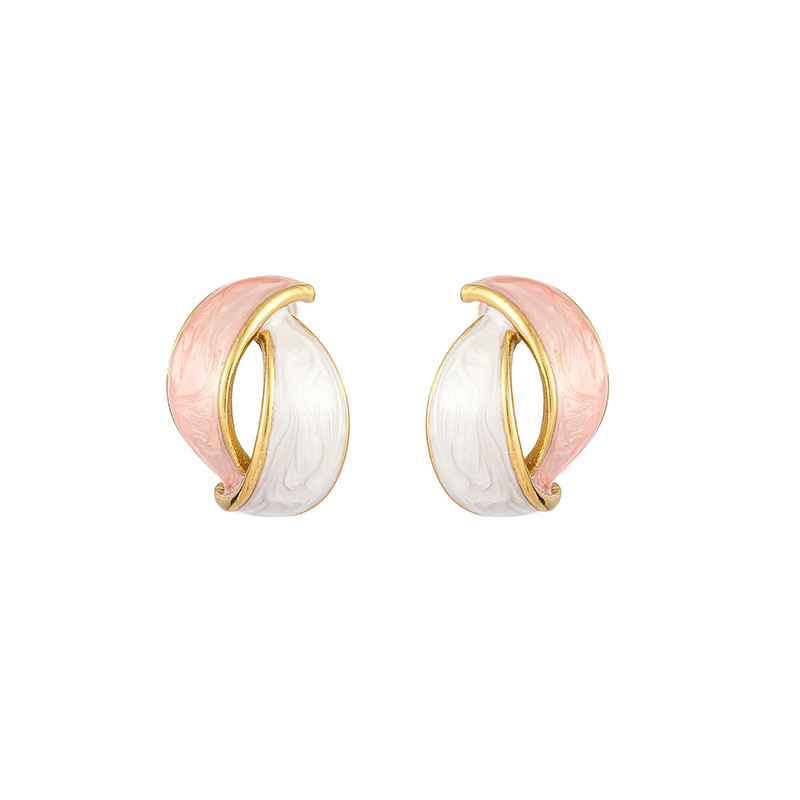 9g Weight Titanium Steel Ear Needle Material Earrings Classification 1 Pair Quantity Holiday, Daily Occasion Titanium Steel Material Geometric Pattern All Seasons Season Women's Gender Plating Design Vacation, Classic Style Style 1 Pair Vacation Classic Style Geometric Plating Titanium Steel Earrings 4