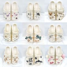 夏季新款洞洞鞋diy配饰扣LF系列鞋花可拆卸装饰品配件厂家批发