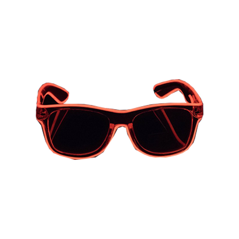 Led gafas luminosas festival de música fiesta baile punk gafas acrílicas apoyar lámparas flash accesorios deslumbrante